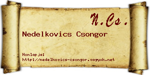 Nedelkovics Csongor névjegykártya